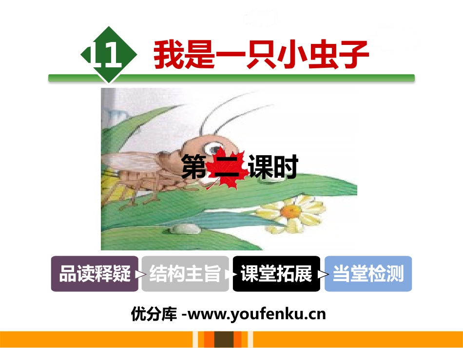 《我是一只小虫子》PPT课件(第二课时)[部编版二年级语文]_第1页