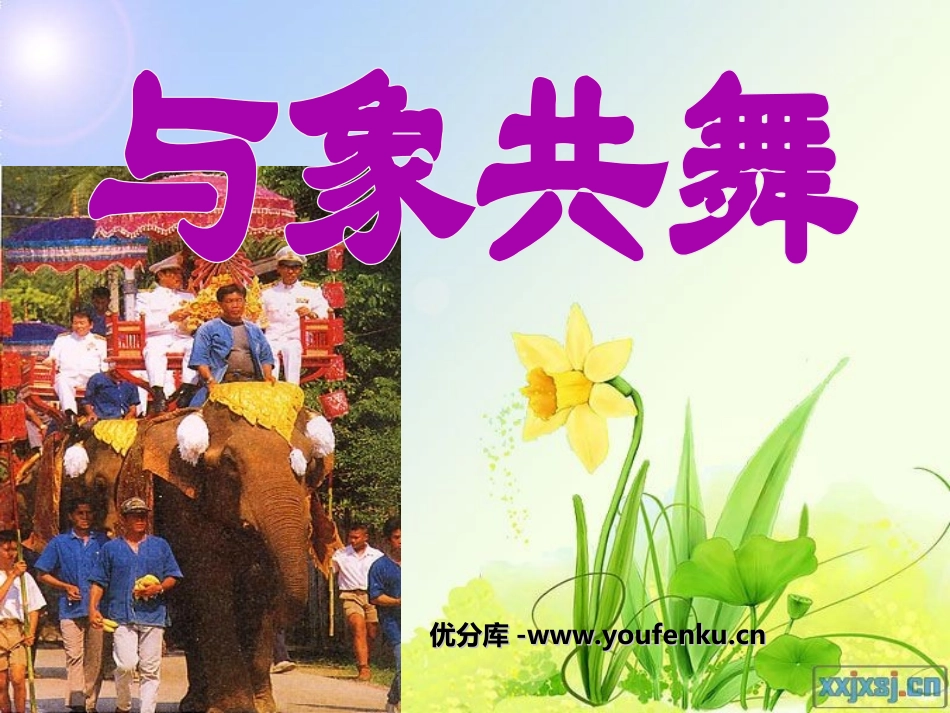 《与象共舞》PPT课件[部编版五年级语文下册]_第1页