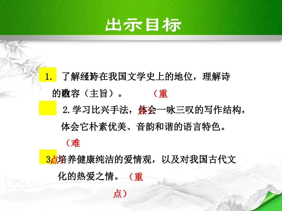 《蒹葭》PPT课件[部编版八年级语文下册]_第2页