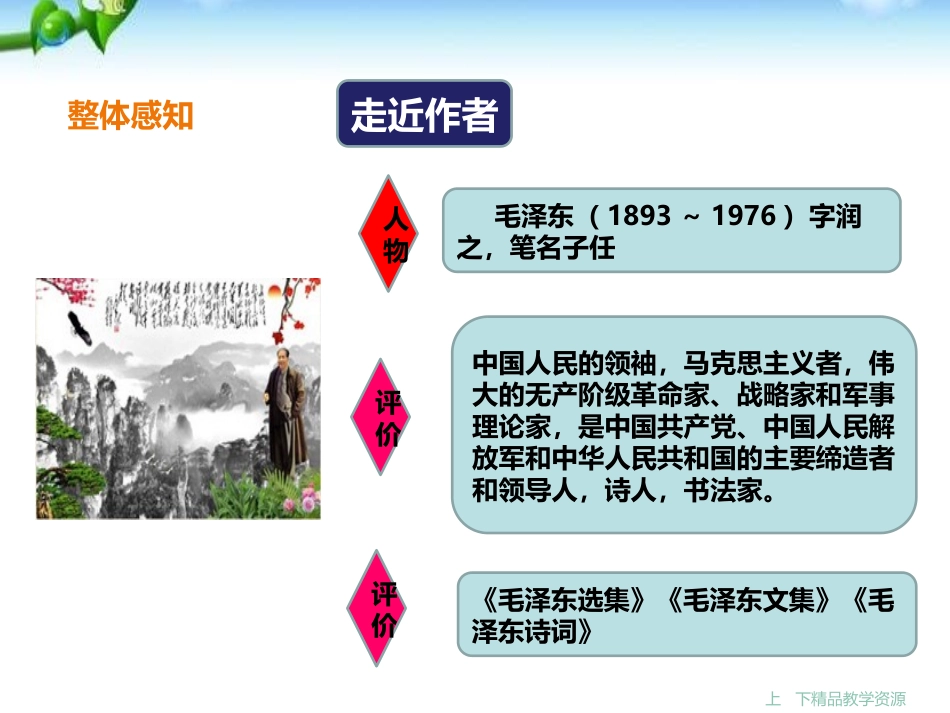 《沁园春·雪》PPT课件[部编版九年级语文上册]_第3页