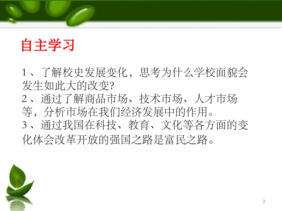 《坚持改革开放》踏上强国之路PPT课件[九年级道德与法治]_第3页