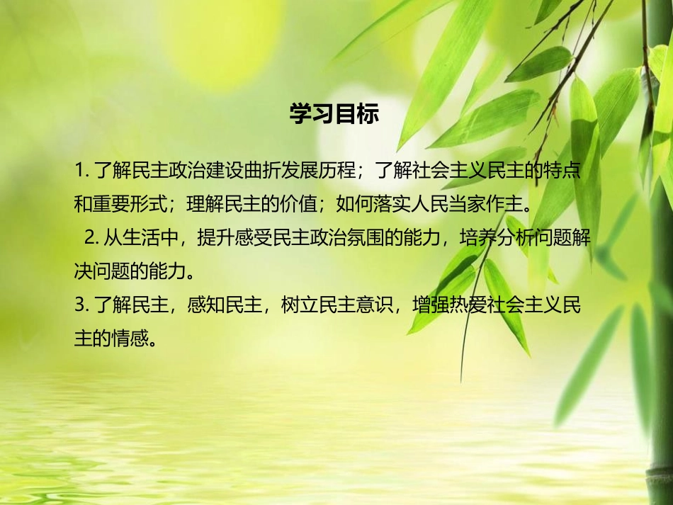 《生活在民主国家》追求民主价值PPT课件[九年级道德与法治]_第2页