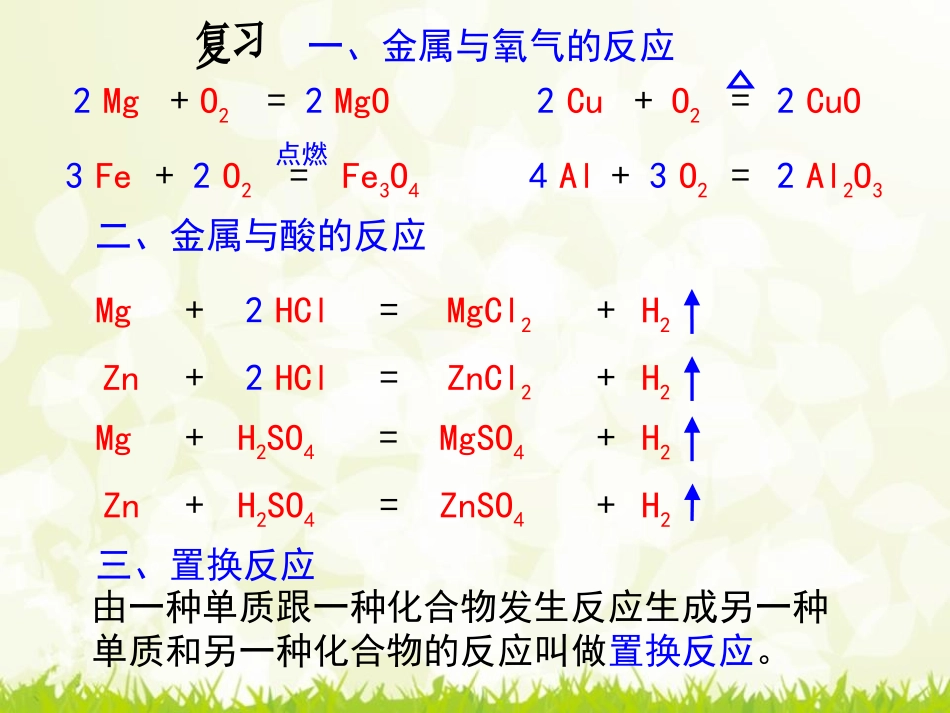 《金属的化学性质》PPT(第二课时)PPT课件[浙教版九年级科学]_第3页