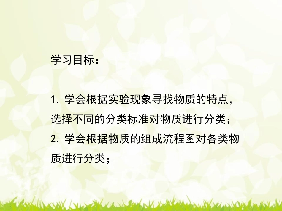 《物质的分类》PPT(第一课时)PPT课件[浙教版九年级科学]_第2页