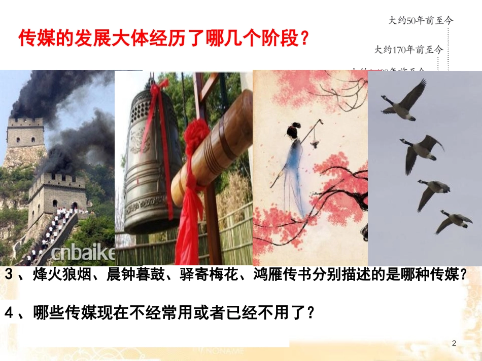 《传媒的行程》生活的变化PPT课件[人教版历史与社会七年级]_第2页