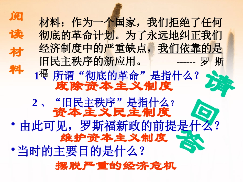 《罗斯福新政》开辟新的发展道路PPT课件[人教版历史与社会九年级]_第3页