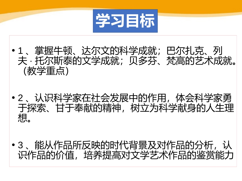 《近代科学与文化》PPT课件[部编版九年级历史下册]_第2页