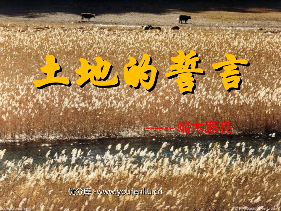 《土地的誓言》PPT课件[部编版七年级语文下册]_第1页