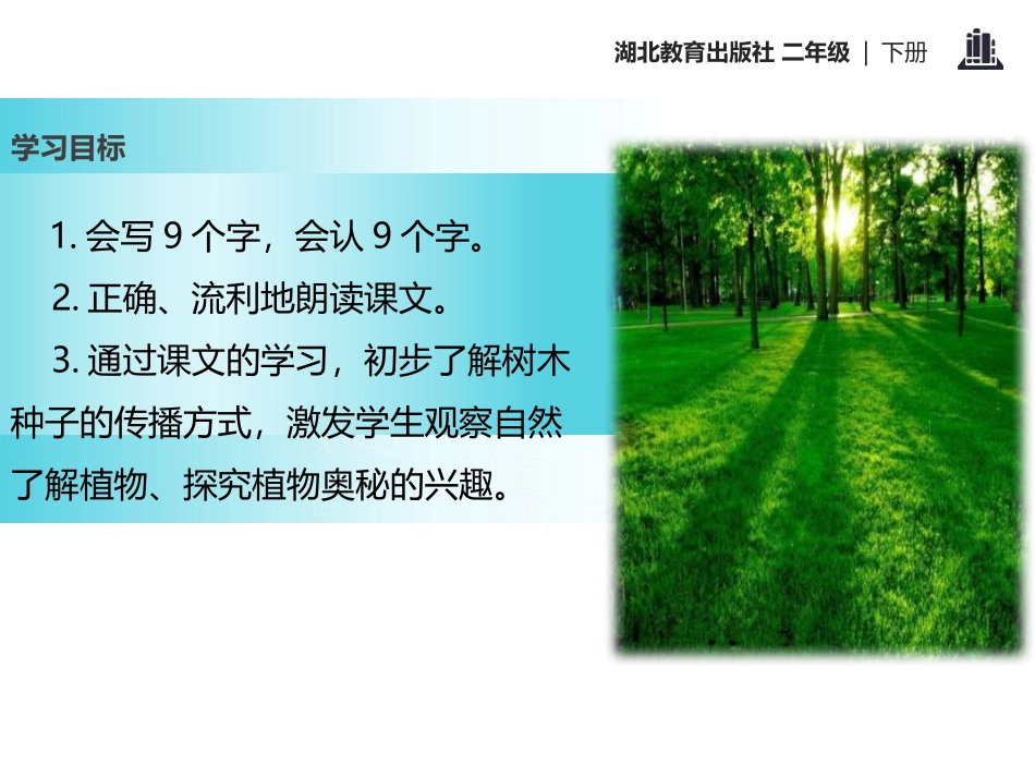 《大树的孩子》PPT课件[鄂教版二年级语文下册]_第2页