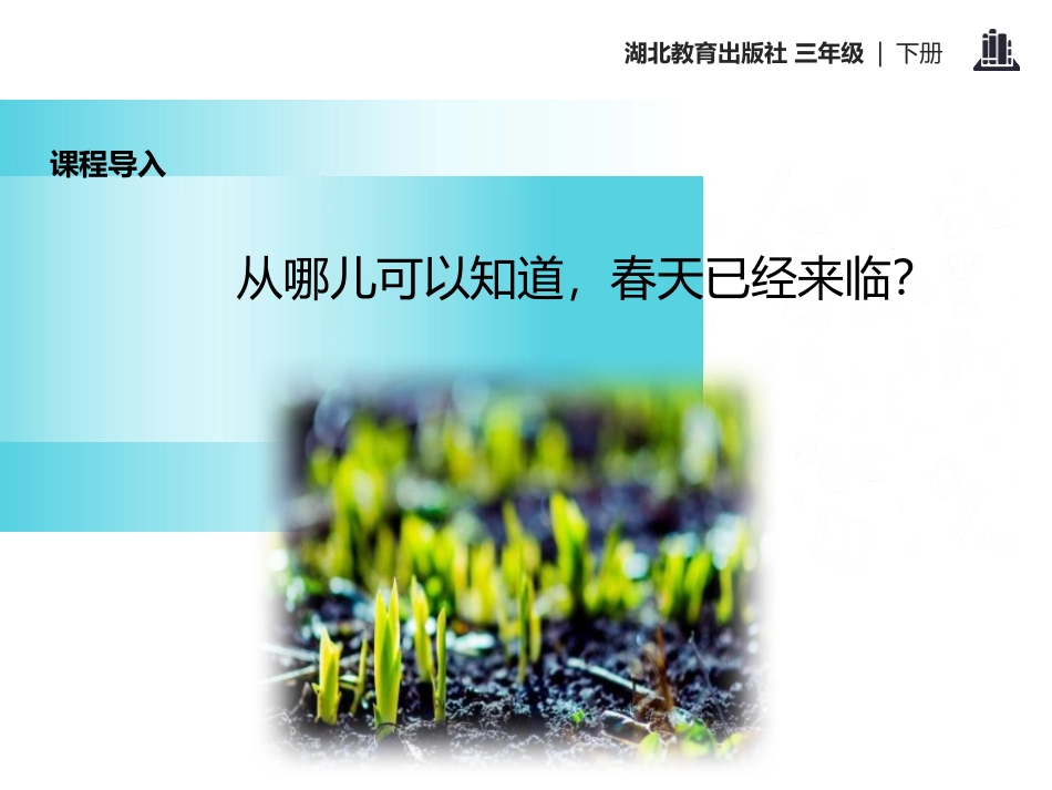 《春的颂歌》PPT课件[鄂教版三年级语文下册]_第3页