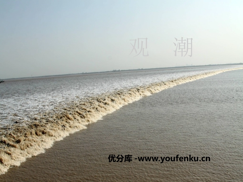 《观潮》PPT课件[鄂教版四年级语文上册]_第1页