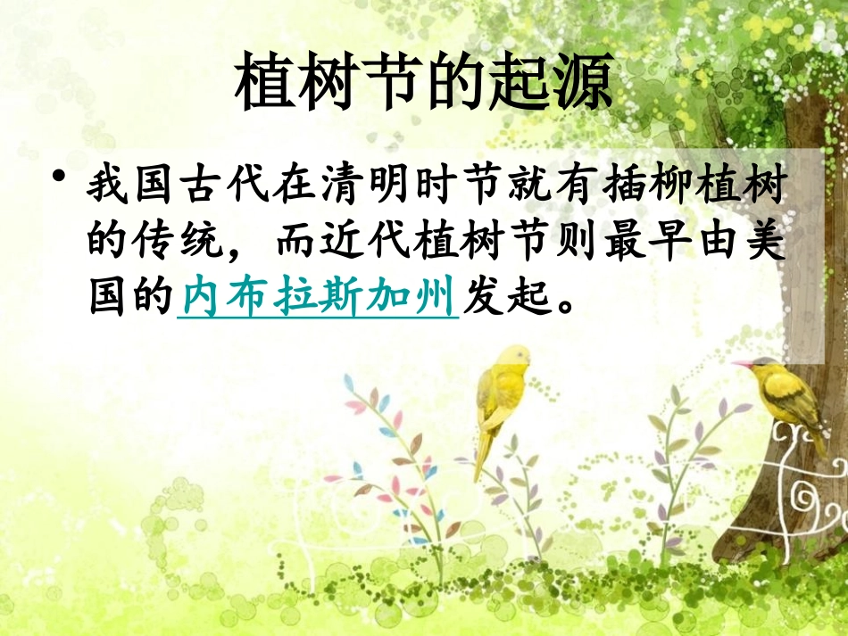《爱绿 护绿 培绿》PPT课件[节日主题班会PPT]_第3页