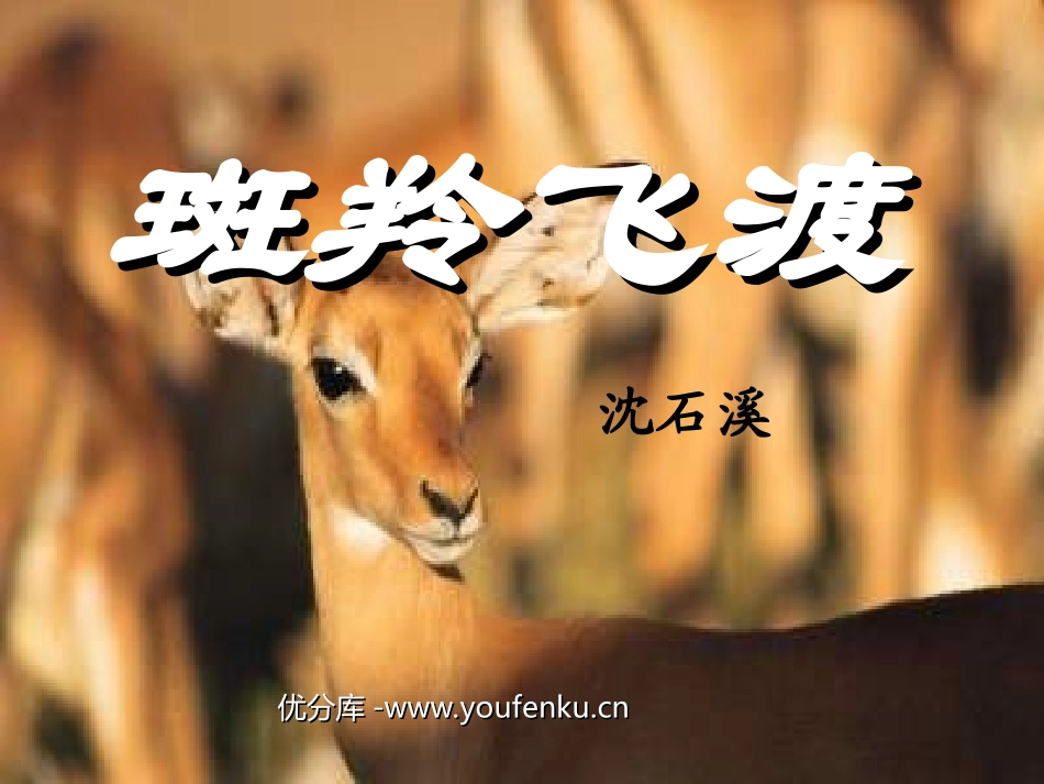 《斑羚飞渡》PPT课件[部编版七年级语文下册]_第1页