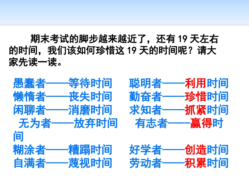 《期末总动员》PPT课件[学习主题班会PPT]_第3页
