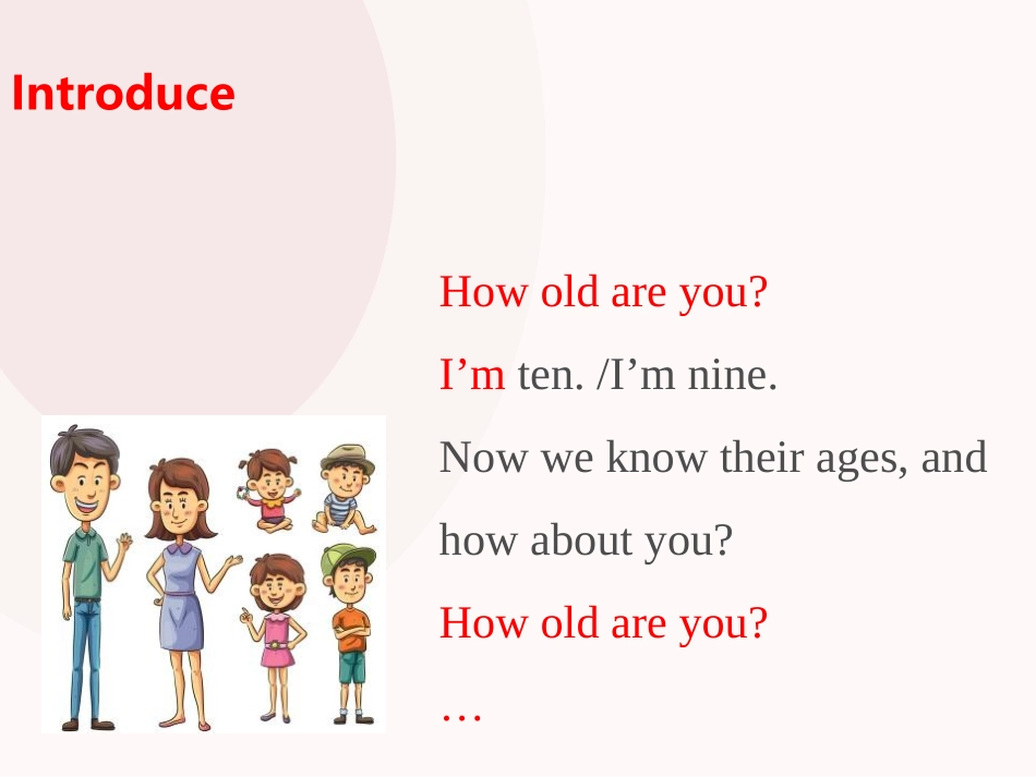 《How old are you?》PPT(第一课时)PPT课件_第2页