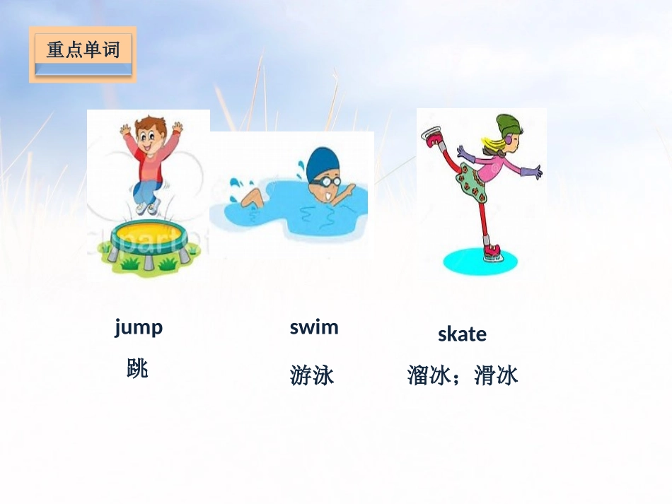 《I can play basketball》基础知识PPT课件_第3页
