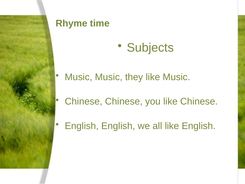 《Our school subjects》PPT课件_第3页