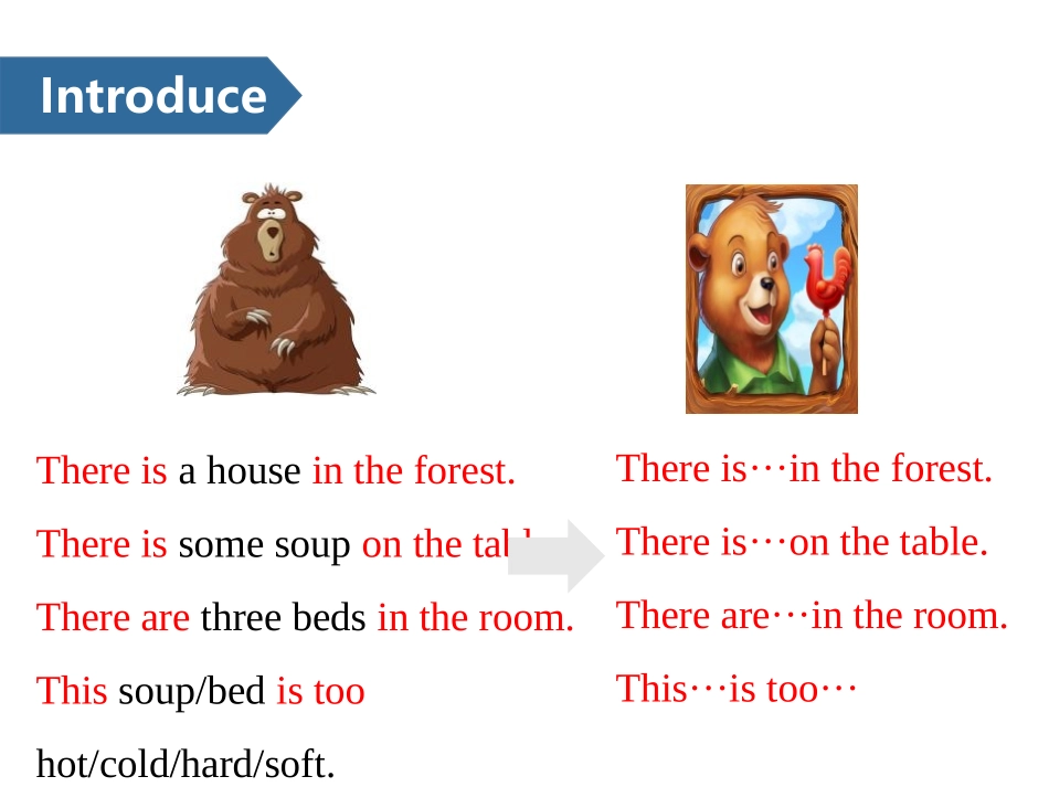 《Goldilocks and the three bears》PPT课件_第2页