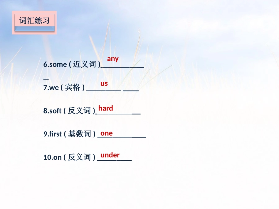 《A new student》课堂练习PPT课件_第3页