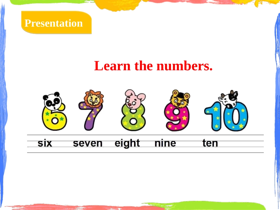 《Numbers6~10》School and Numbers PPT教学课件_第3页