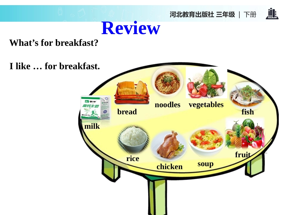 《The Magic Stone》Food and Meals PPT课件_第3页