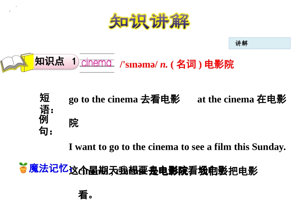 《Cinema and Park》Shopping in the City PPT课件_第3页