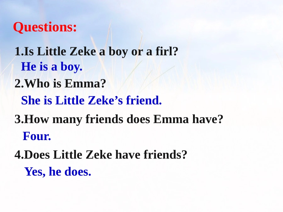 《Little Zeke》Hello Again! PPT课件_第3页