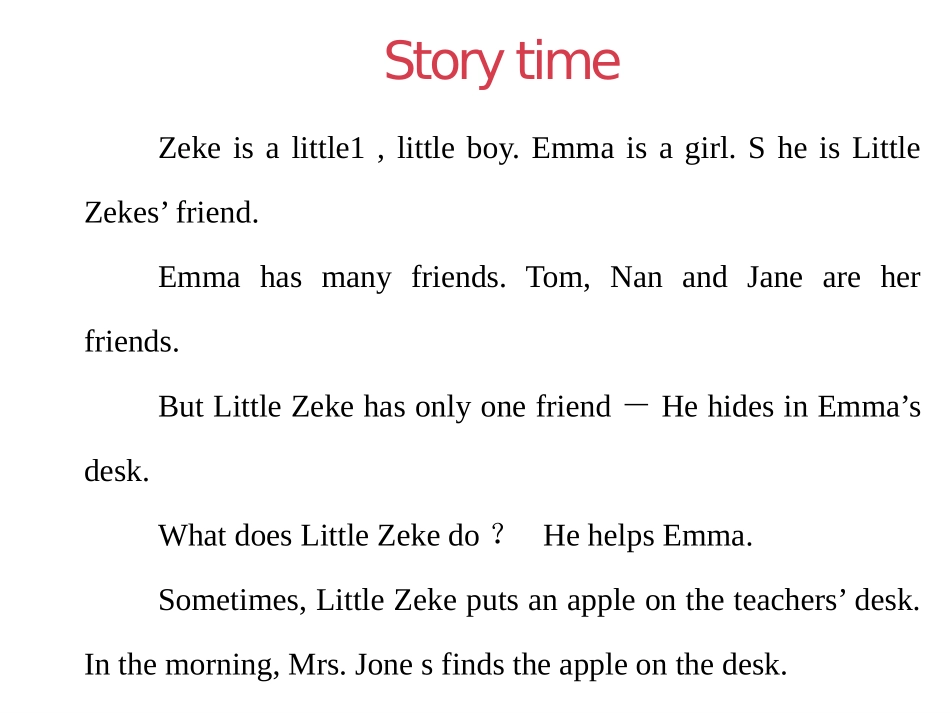 《Little Zeke》Hello Again! PPT课件_第3页