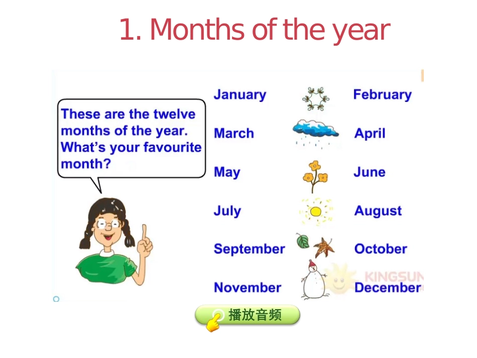 《Months of the Year》Days and Months PPT课件_第3页