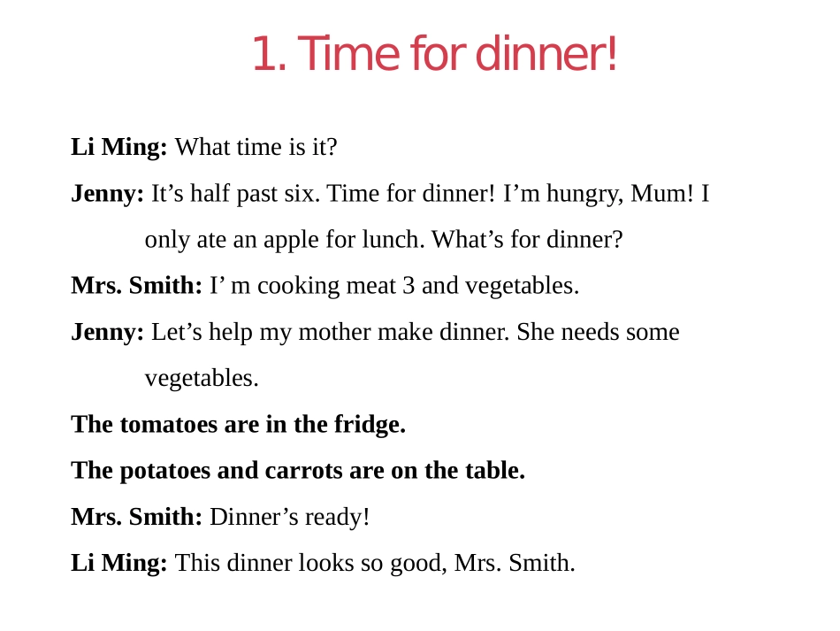 《Making Dinner》Li Ming Goes to Canada PPT教学课件_第3页