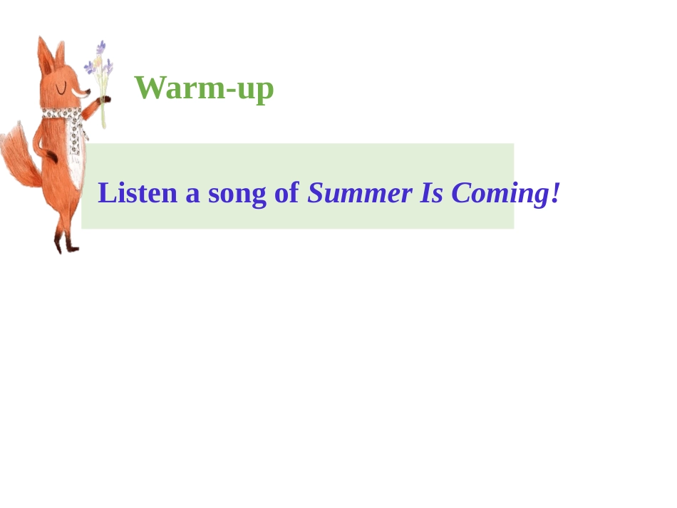 《Summer Is Coming!》What Will You Do This Summer? PPT课件_第1页