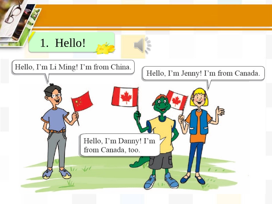 《Hello!》School and Friends PPT教学课件_第3页