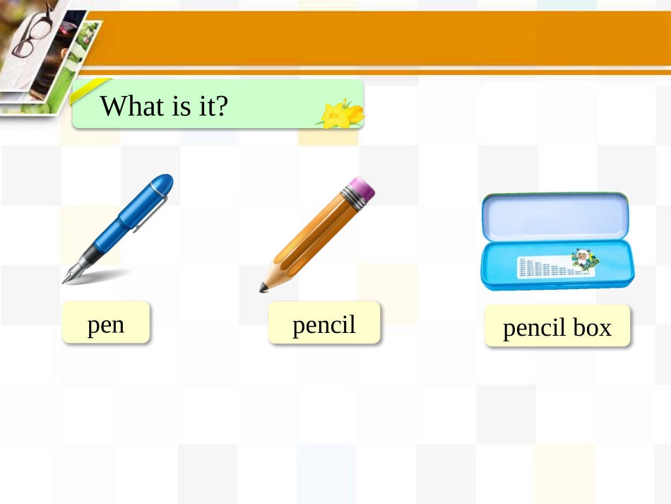 《What is it?》School and Friends PPT教学课件_第3页