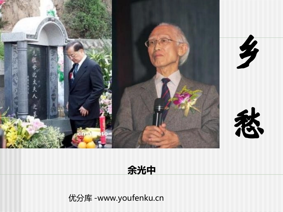 《乡愁》《我爱这土地》PPT课件[部编版九年级语文下册]_第1页