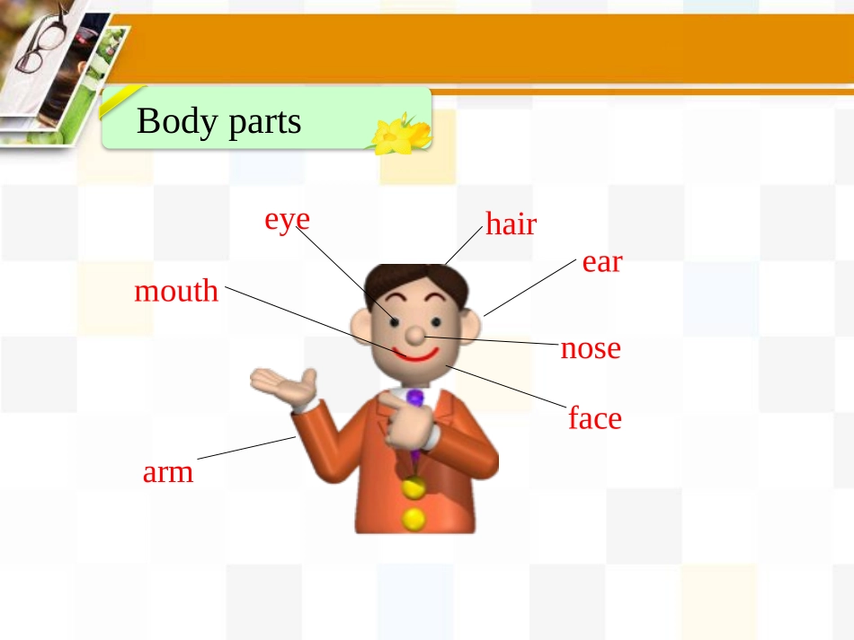 《Body Parts》Body Parts and Feelings PPT课件_第3页