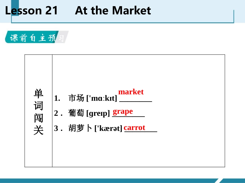 《At the Market》Food and Restaurants PPT免费课件_第2页