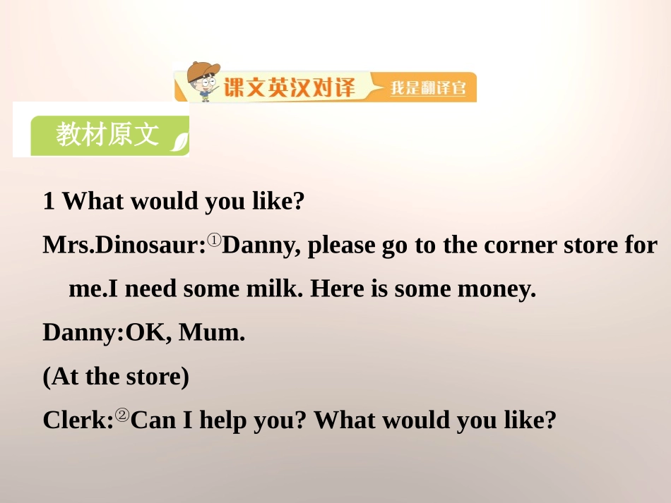 《The Corner Store》Food and Restaurants PPT课件_第2页