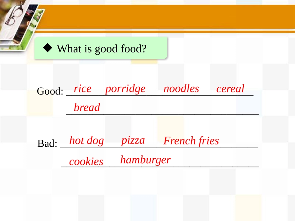 《Eat Good Food!》Food and Restaurants PPT课件_第2页