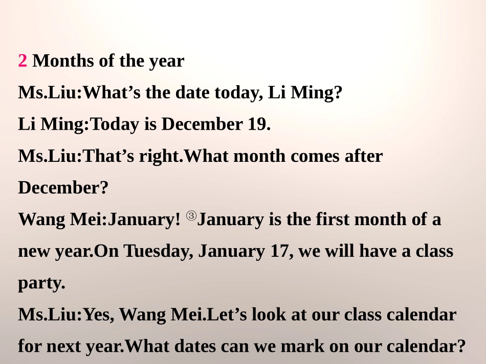 《A Class Calendar》Days and Months PPT课件_第3页