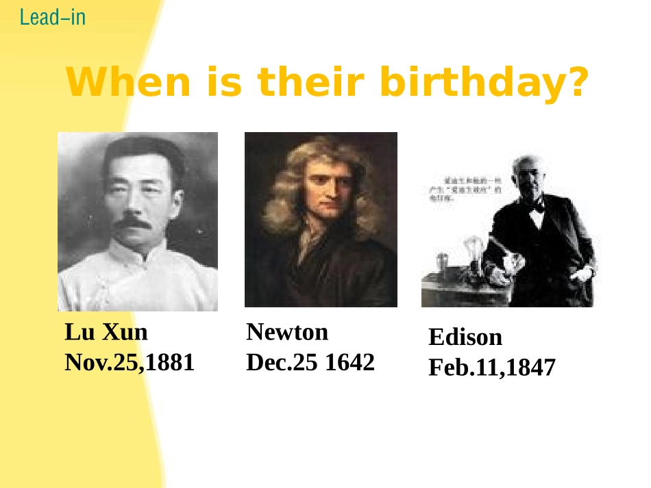 《When Is Your Birthday?》Days and Months PPT课件_第2页