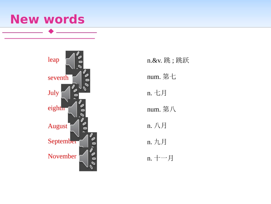 《When Is Your Birthday?》Days and Months PPT免费课件_第2页