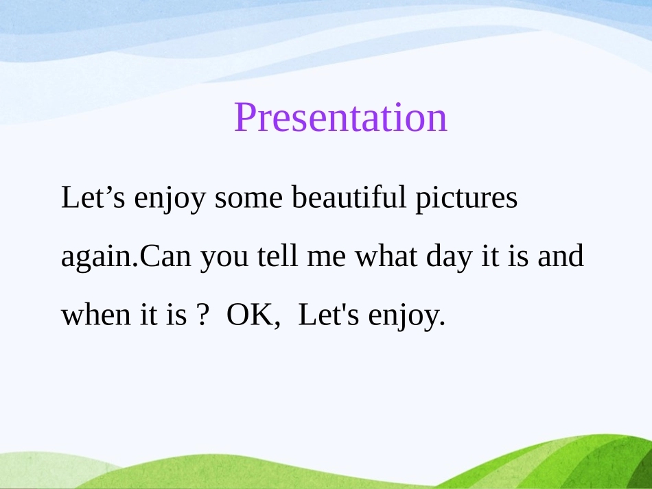 《Holidays》Days and Months PPT课件_第3页