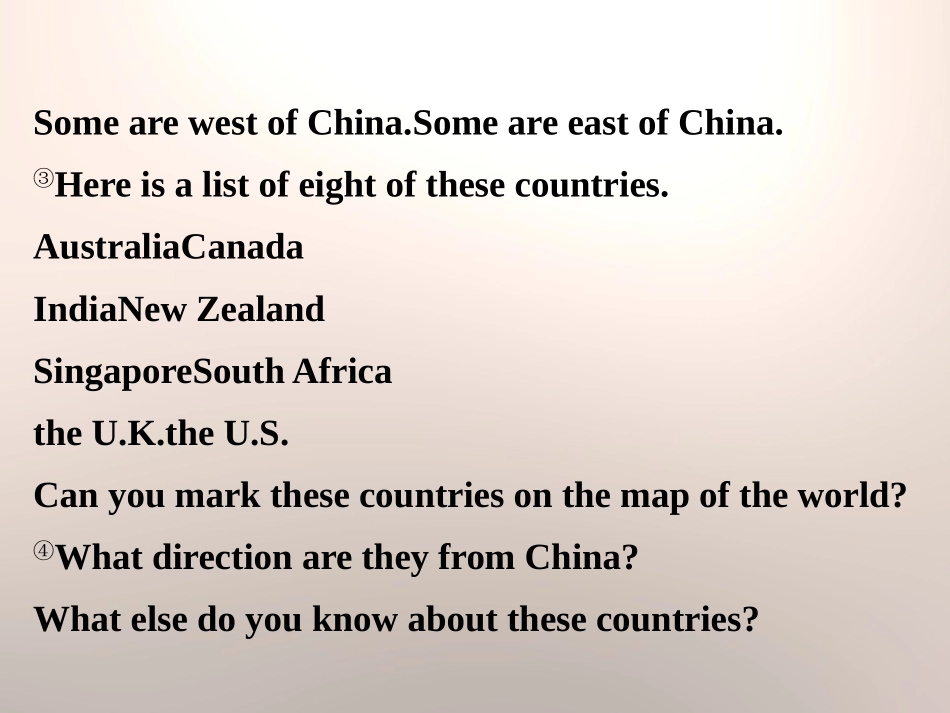 《English-Speaking Countries》Countries around the World PPT课件_第3页