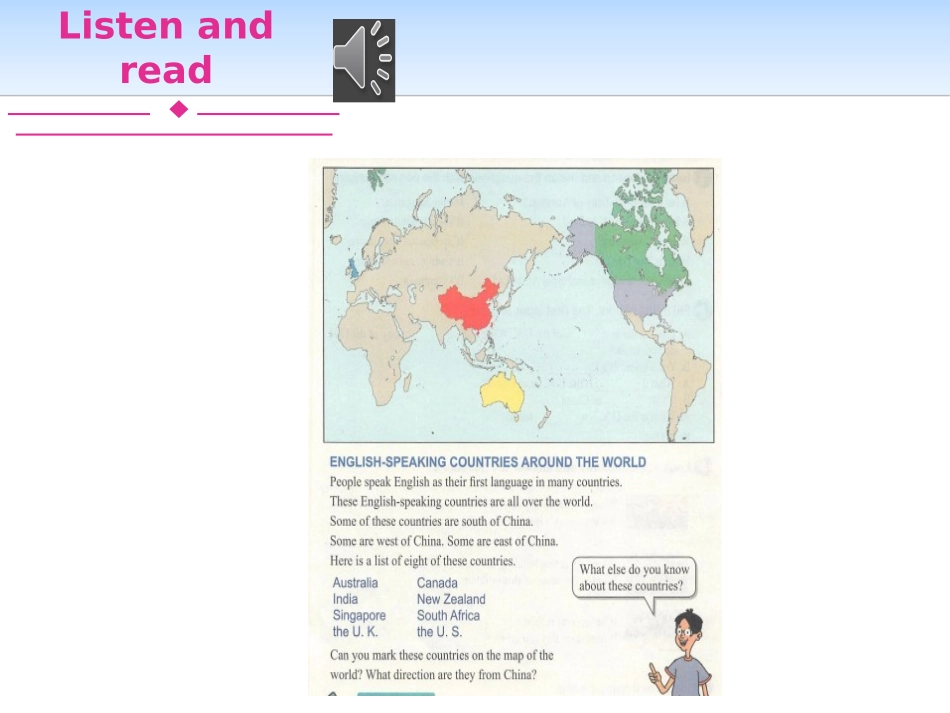《English-Speaking Countries》Countries around the World PPT课件_第3页