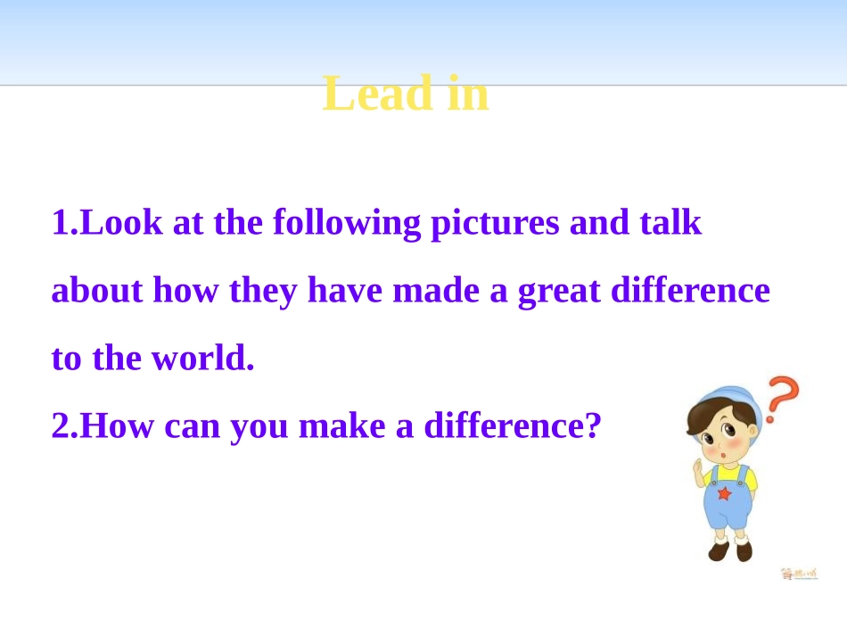 《Making a Difference》School Life PPT课件_第3页