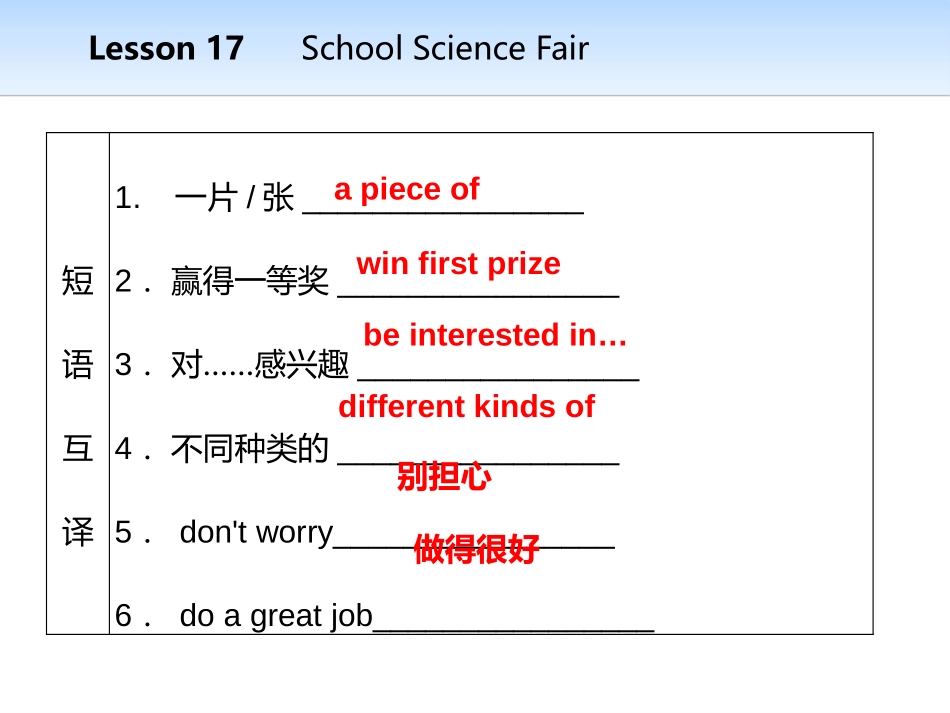 《School Science Fair》School Life PPT教学课件_第3页
