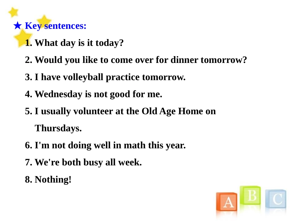 《A Dinner Date》After-School Activities PPT免费课件_第3页