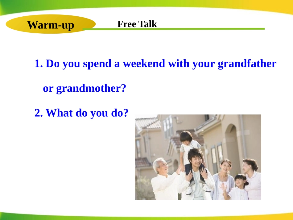 《A Weekend With Grandma》After-School Activities PPT课件_第3页