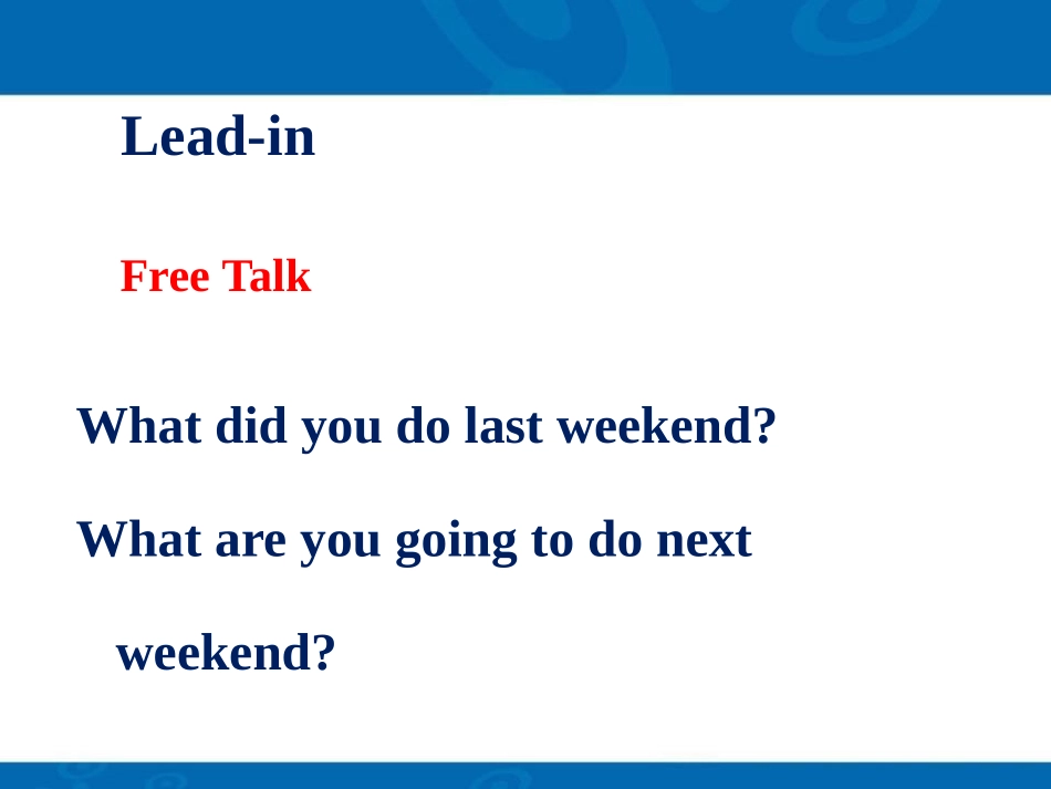 《How Was Your Weekend?》After-School Activities PPT课件_第3页