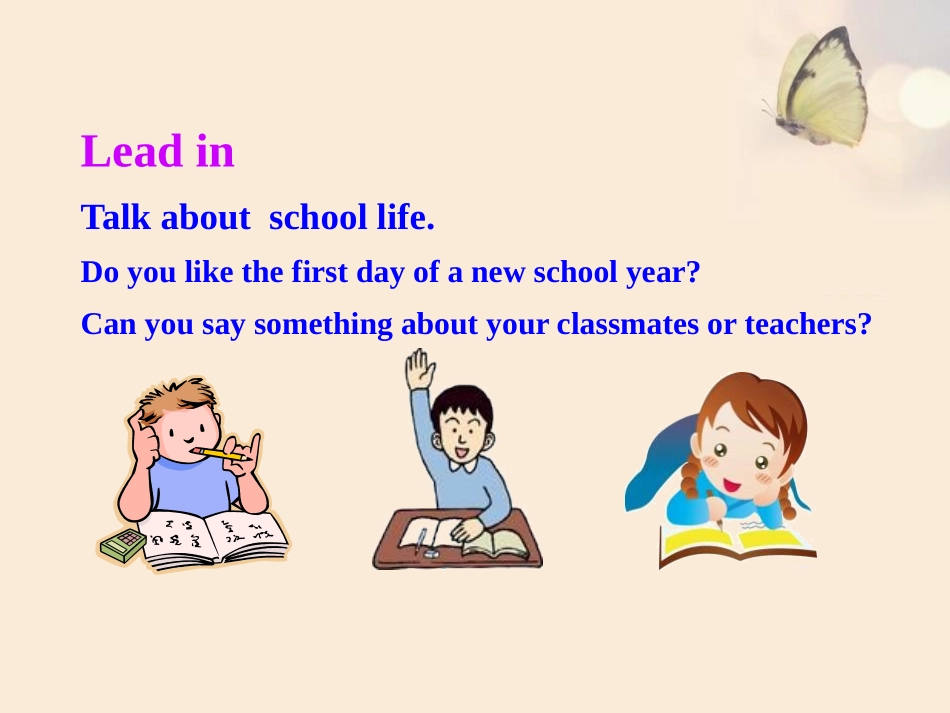 《Back to School》Me and My Class PPT课件_第2页